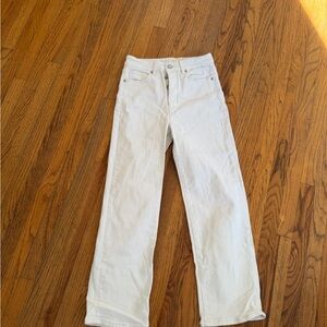 Blank NYC Women's Straight Leg White Jeans